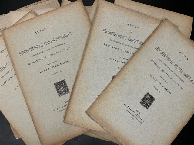 Akten zur Reformthatigkeit Felician Ninguarda's insbesondere in Baiern und Oesterreich wahrend der Jahre 1572 bis 1577. Artikel 1 (-10)